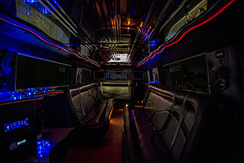 wet bars on limo
