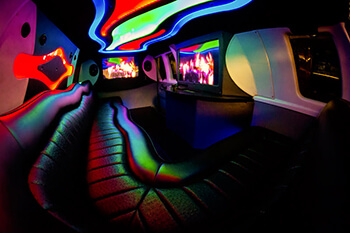 Luxury party van interiors