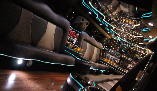 party bus with dance poles